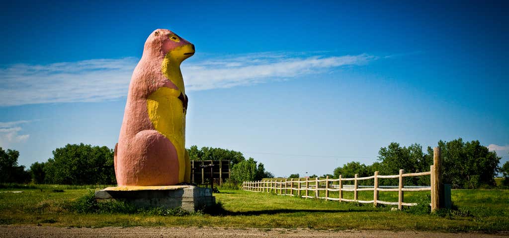 Photo of Giant Concrete Prairie Dog