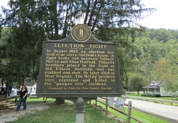 Photo of Hog Trial, Election Fight Marker