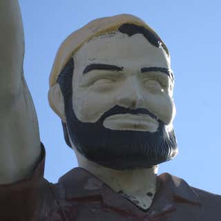 Louie the Lumberjack Statue