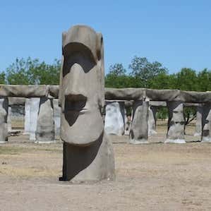 Stonehenge II and Easter Island Heads
