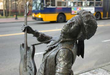Photo of Bronze Statue of Jimi Hendrix