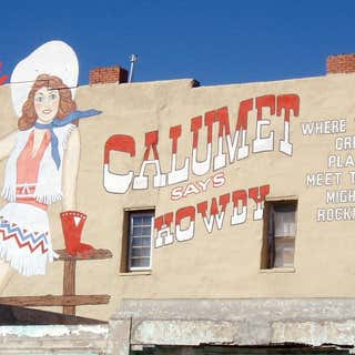 Calumet Sign From Red Dawn