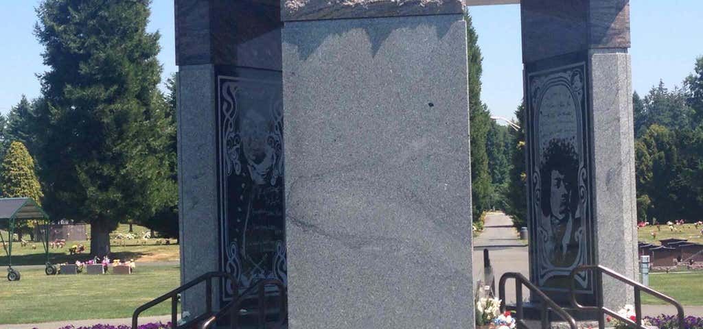 Photo of Jimi Hendrix Memorial