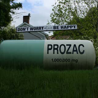 Giant Prozac Pill - Fork in the Road