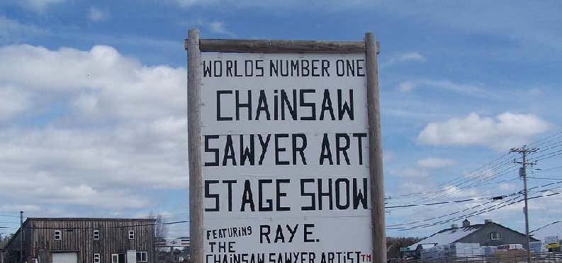 Photo of Chainsaw Sawyer Art Stage Show