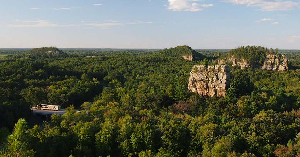 Mill Bluff State Park, Camp Douglas Roadtrippers