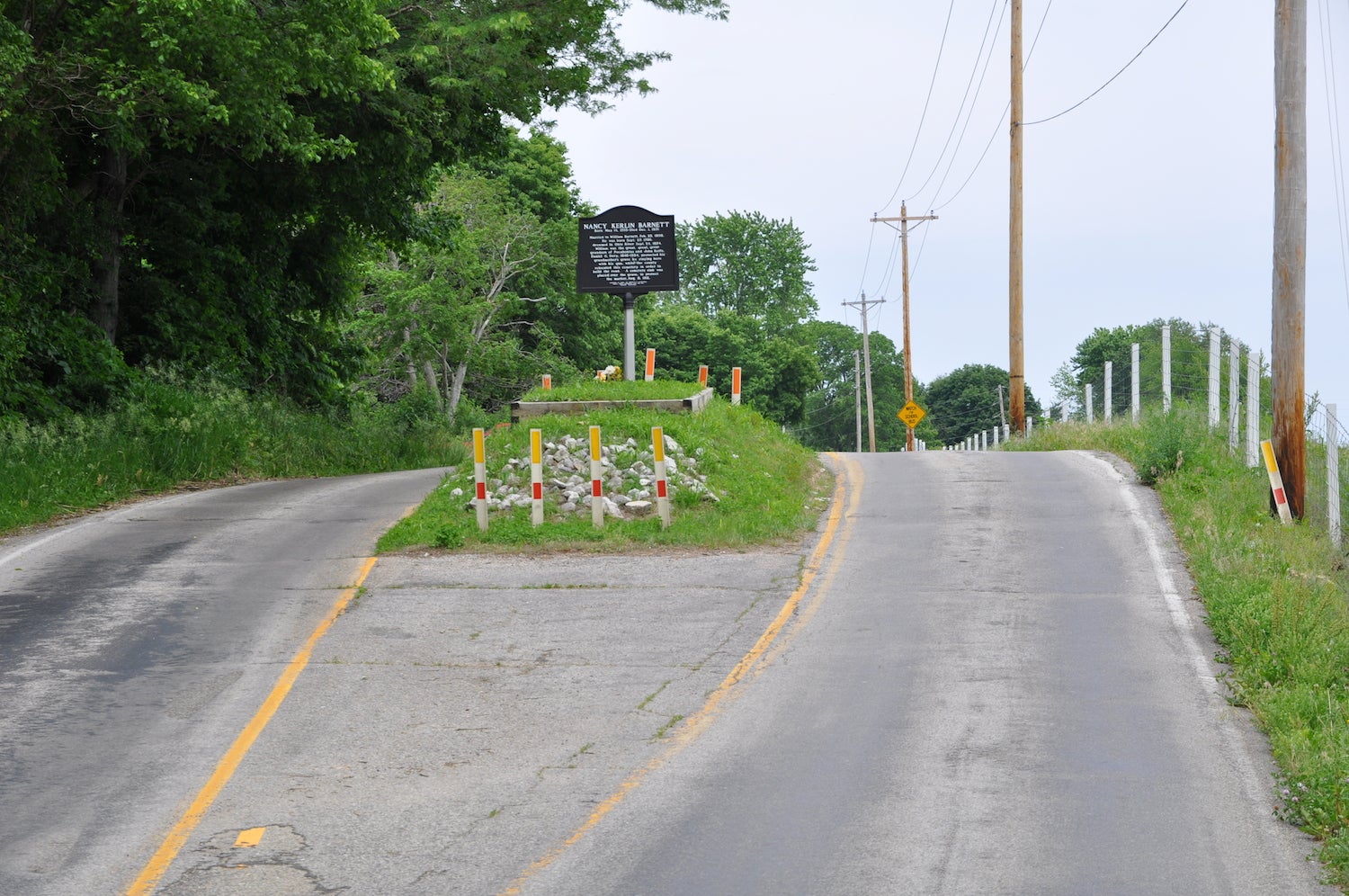 Grave in the Middle of the Road