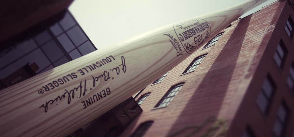 Photo of World's Largest Baseball Bat