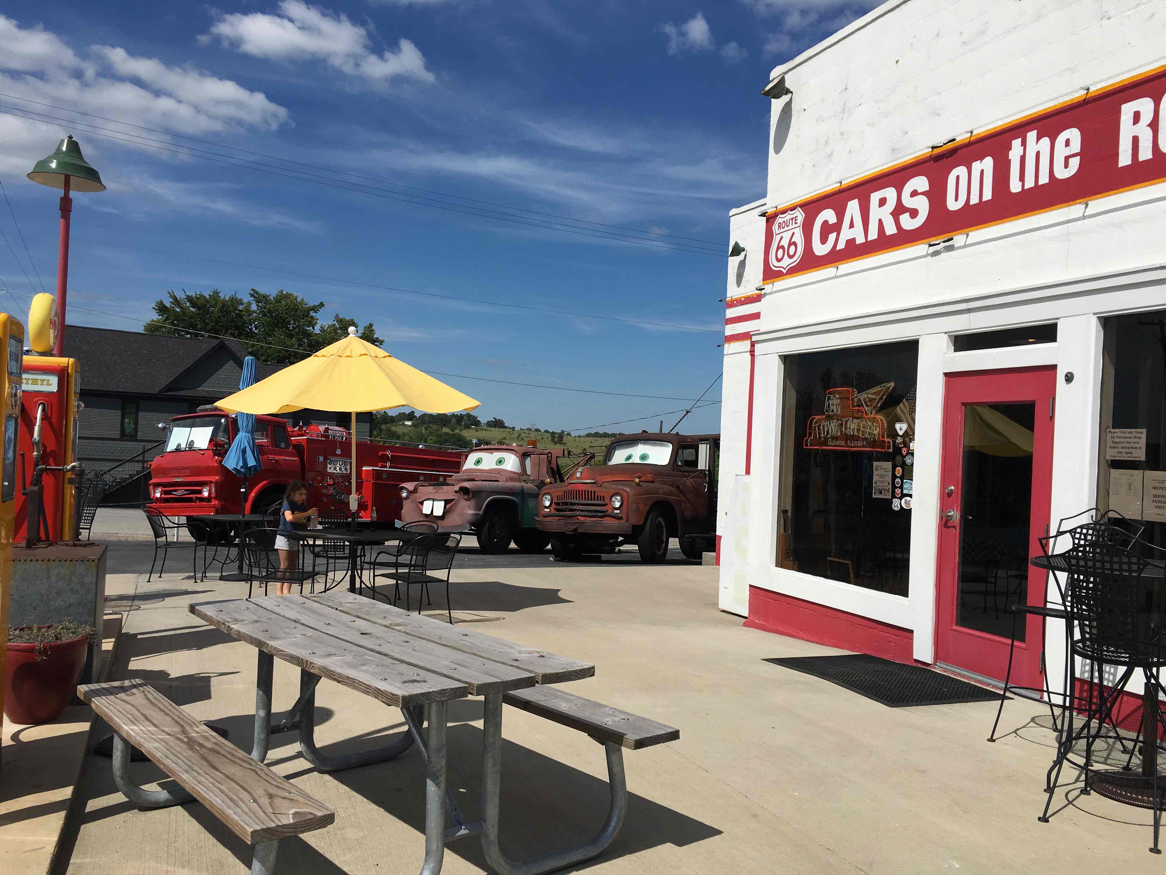 Cars on the Route in Galena, Kansas
