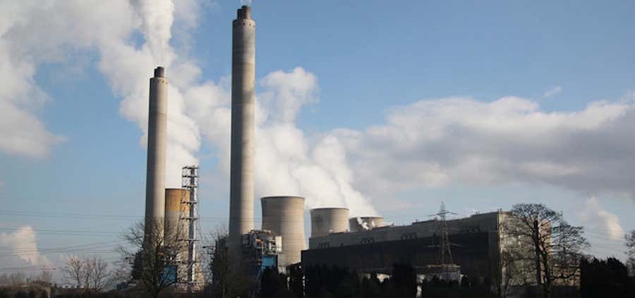 Photo of Tallest Smokestack in the U.S At the Homer City Generating Station