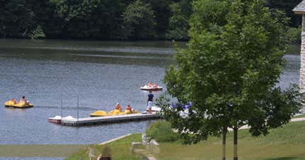Backbone State Park South Lake Campground, Dundee Roadtrippers