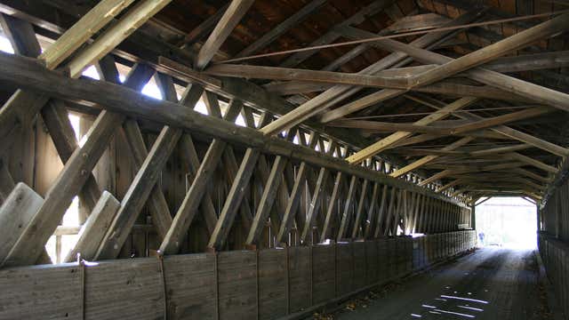Riverdale Road Covered Bridge Rock Creek Oh Roadtrippers