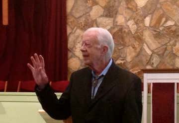 Photo of Sunday School with President Carter