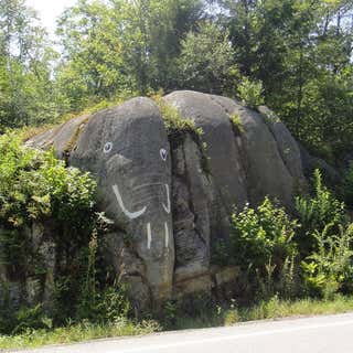 Elephant Rock in Adirondacks