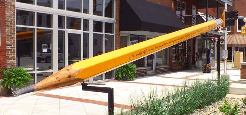 Photo of A Really Really Big Pencil