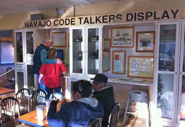 Photo of Navajo Code Talkers Display