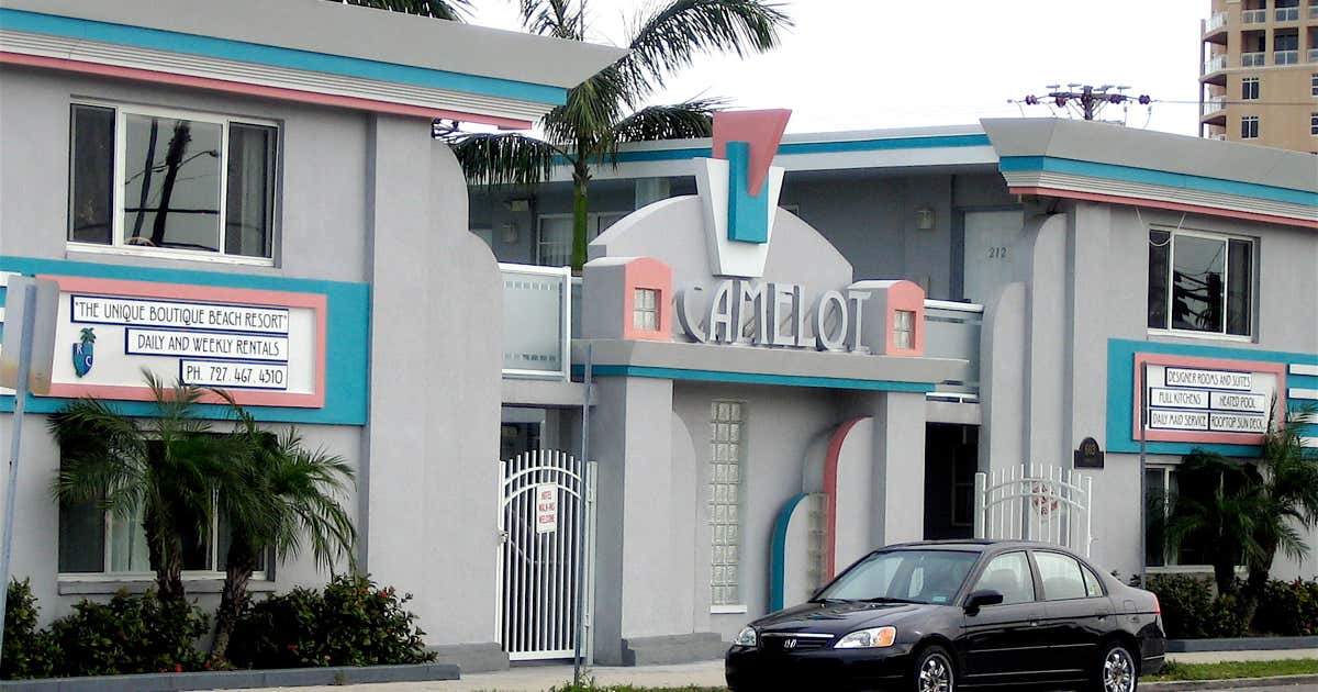 Camelot beach suites clearwater roadtrippers