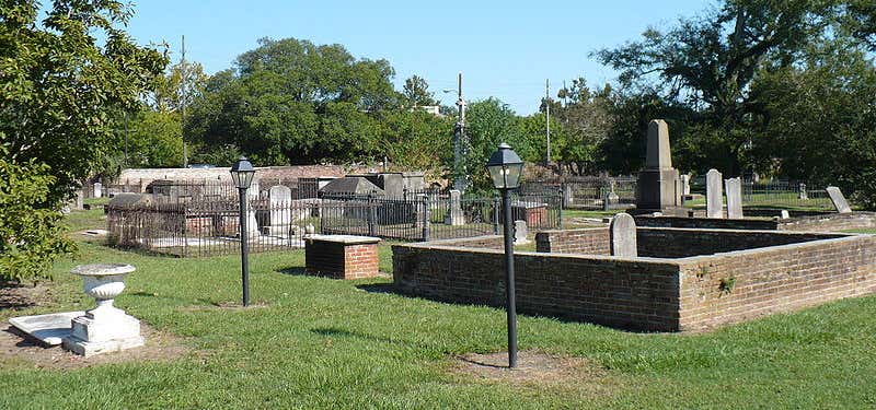 Photo of Church Street Graveyard and Boyington Oak