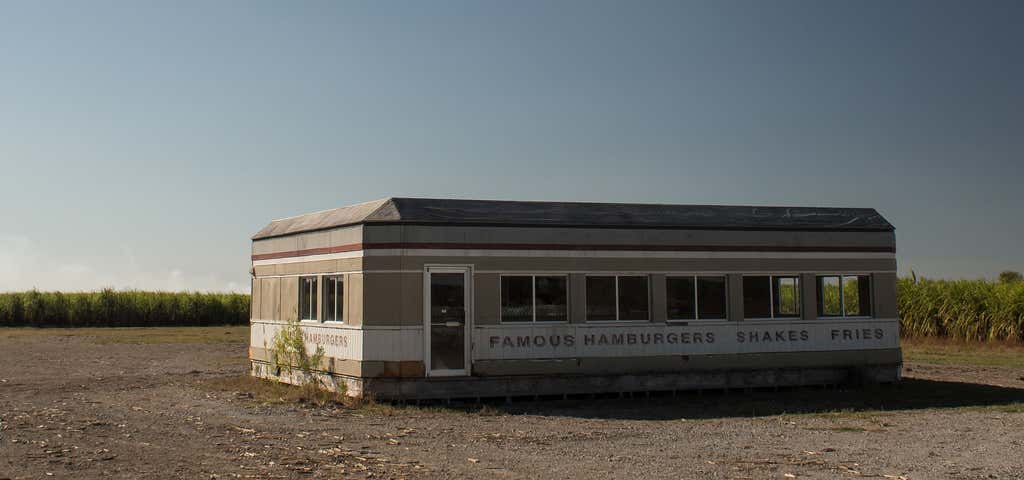 Photo of Abandoned Diner Movie Set