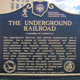 Bucyrus' Ohio Underground Railroad Marker
