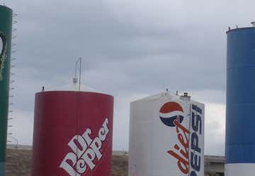 Photo of Giant Soda Cans