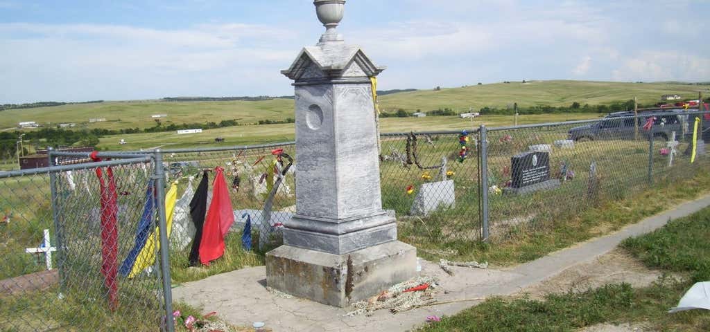 Photo of Wounded Knee Massacre Monument