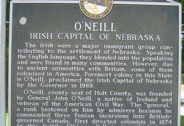 Photo of O'Neill Historical Marker