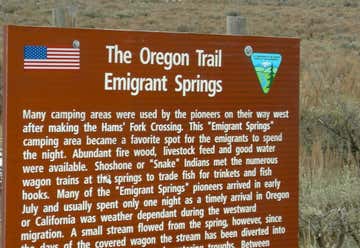 Photo of Emigrant Springs State Heritage Area