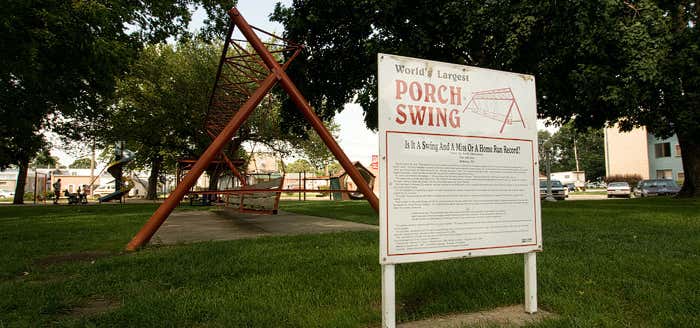 Photo of World's Largest Covered Porch Swing