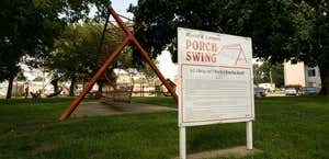 World's Largest Covered Porch Swing