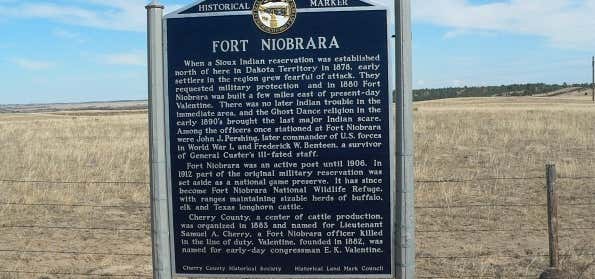 Photo of Fort Niobrara Historical Marker