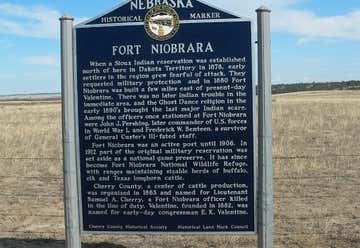 Photo of Fort Niobrara Historical Marker