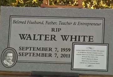 Photo of Walter White's Grave
