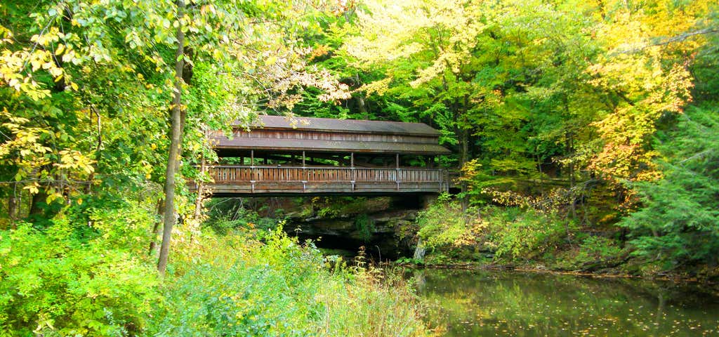 Photo of Lanterman's Mill & Covered Bridge