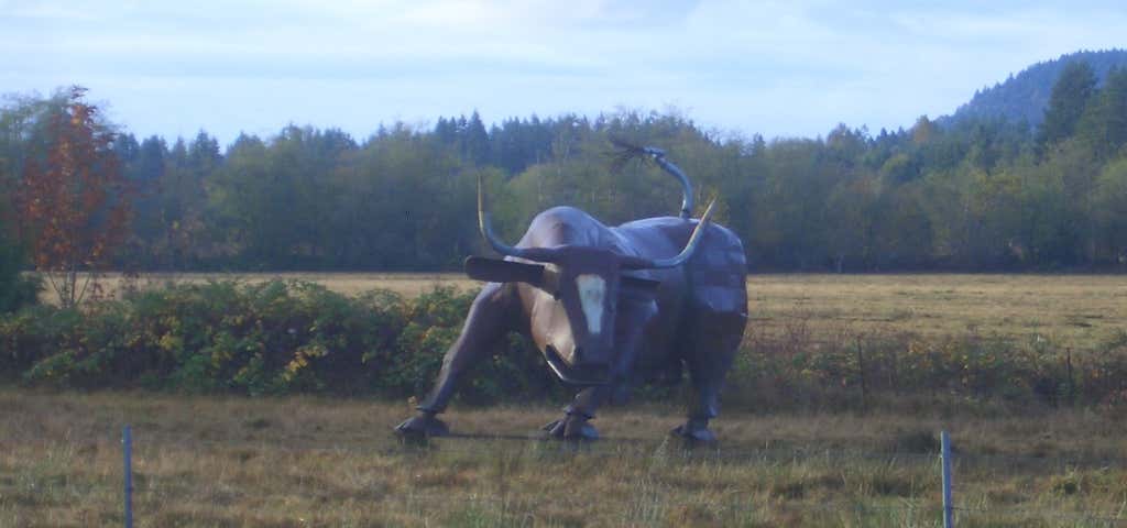 Photo of Metal Cow Statues