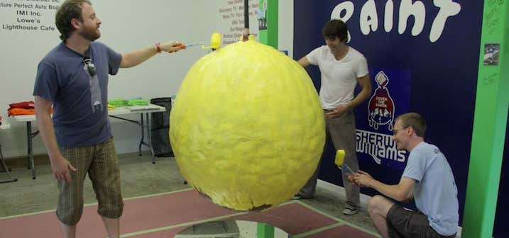Photo of World's Largest Ball of Paint