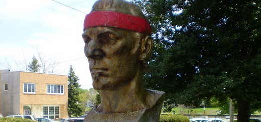 Photo of Bruce Springsteen Bust Statue