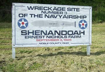 Photo of U.S.S. Shenandoah Crash Sites