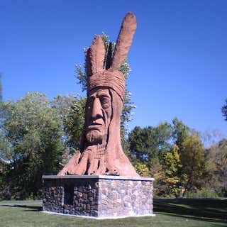 Chief Wasatch - Peter Toth Carving