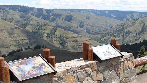 Hells Canyon Overlook Joseph Or Roadtrippers Devils canyon overlook is in montana and has an elevation of 1384 metres. hells canyon overlook joseph or