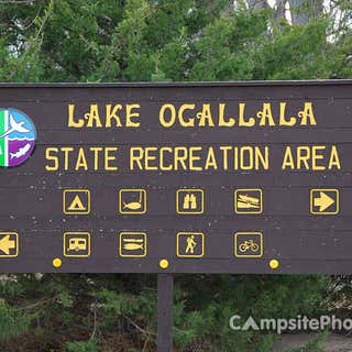 Lake Ogallala State Recreation Area Campground