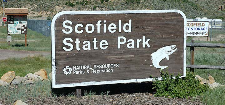Photo of Scofield State Park Madsen Bay Campground