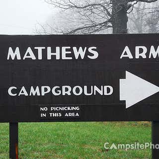 Mathews Arm Campground