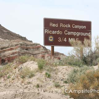 Red Rock Canyon Ricardo Campground