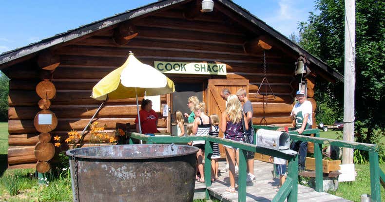 Giant Sitting Lumberjack, West Branch Roadtrippers