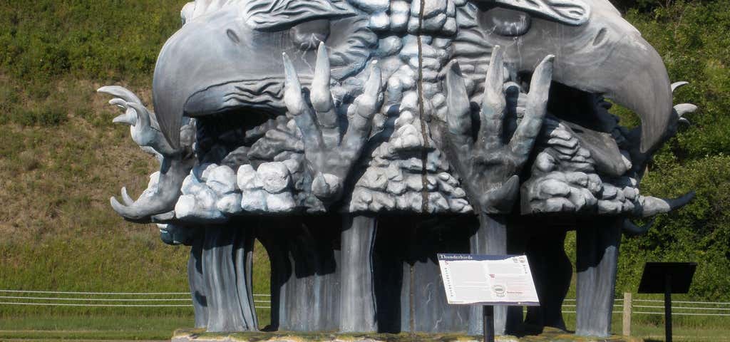 Photo of Four Headed-Thunderbird Statue