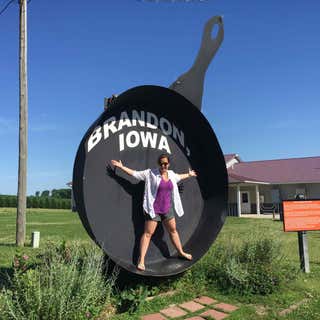 Iowa's Largest Frying Pan
