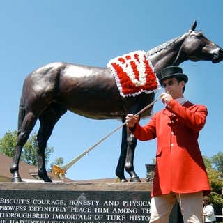 Seabiscuit's Grave and Statue