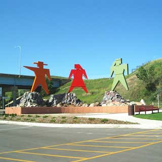 Giant Lewis & Clark and Sacajawea Figures