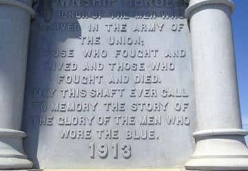 Photo of Jerome Twp Civil War Memorial